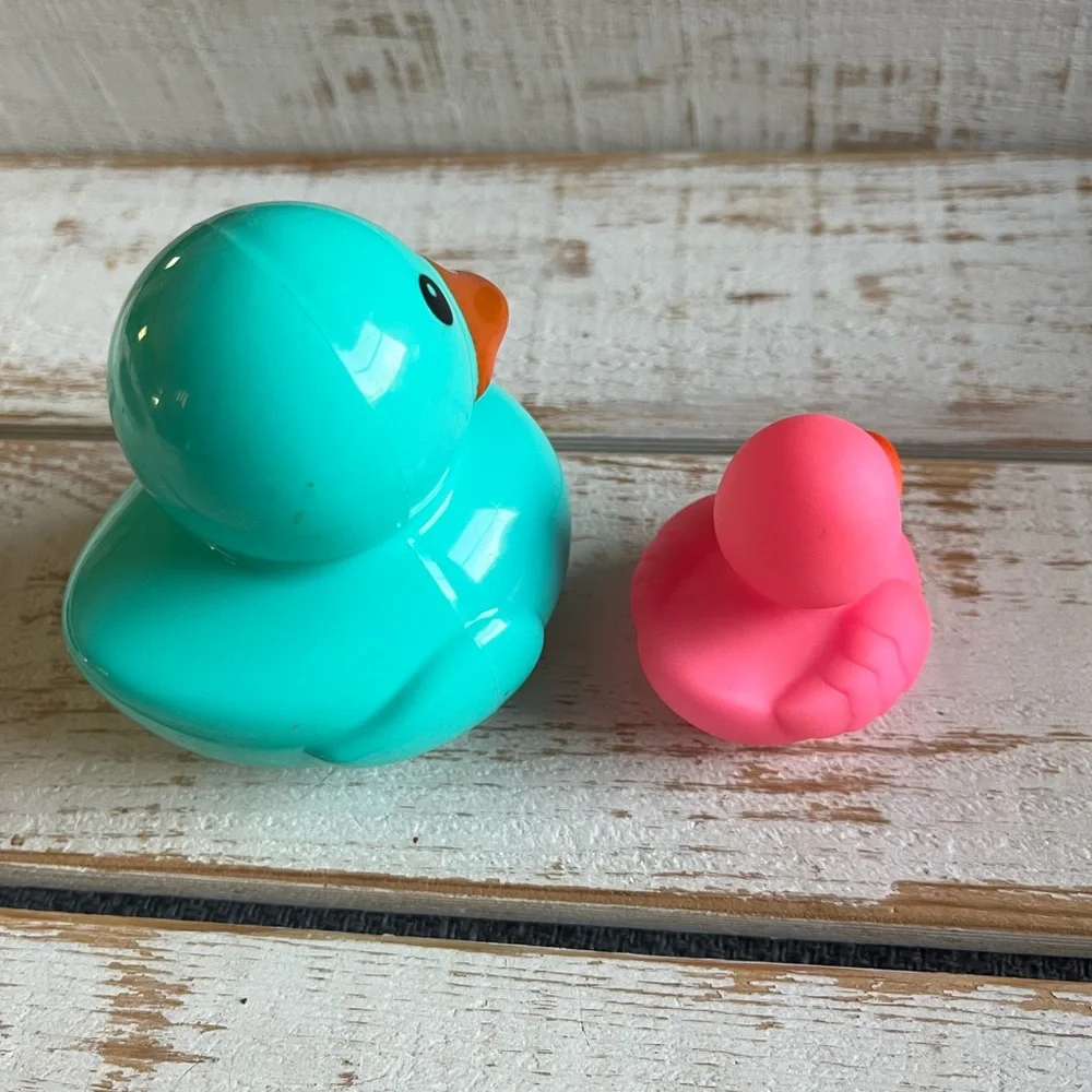 Duck inside a Duck: Teal and Pink Duck Duo - Picture 5 of 6